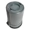 Impact Products 44 qt Round Heavy Duty Plastic Can, Gray, Open Top, Plastic 7744-3 - alternate 2